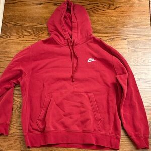 Nike Men's Red Hoodie